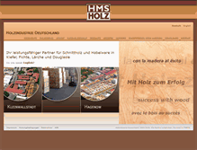 Tablet Screenshot of hms-holz.com